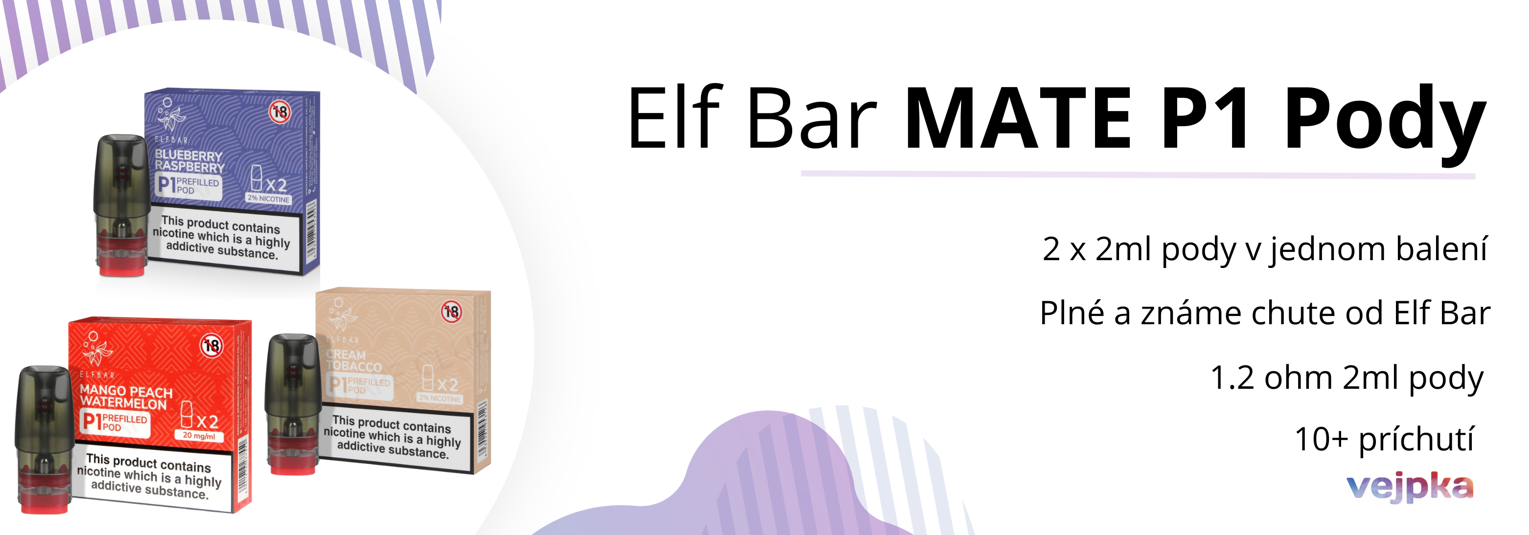 Elf Bar P1 Pody Katbanner